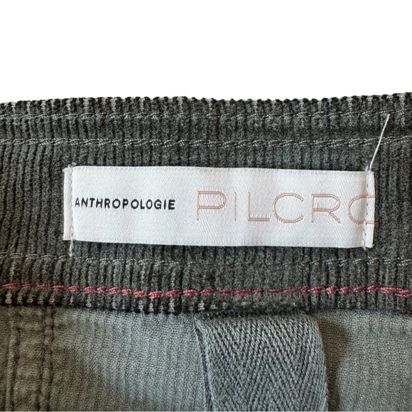 Pilcro Anthropologie Corduroy Trouser Bootcut Pants in Moss Green, Size 28 - Picture 5 of 10